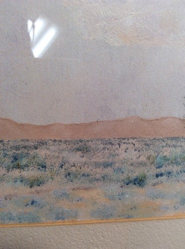California Artist Kurt Reineman Desert Willow 1941 Oil On Canvas Framed Art - Picture 11 of 12