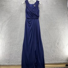 La Femme Dress Womens  2 Blue Formal Gown Sleeveless NWOT