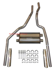96-99 Chevrolet GMC Truck 5.7L Mandrel Dual Exhaust w/ 22" MagnaFlow Muffler