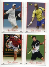 4 (Four) 2008 Ace Authentic Cards Ivo Karlovic Ivan Ljubicic Andreeev Youzhny