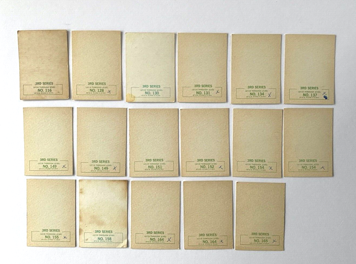 The Beatles Topps 1964 3rd Series Trading Cards Lot/ 17 most