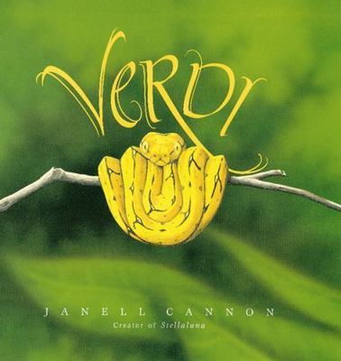 Verdi: A Colorful Snake Picture Book Story Abo- hardcover, Cannon, 9780152010287