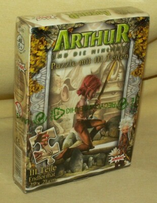 MINIMOYS ARTHUR UND DIE NEW 111 PC SEALED 7100 AMIGO MOVIE GAME CARTOON.