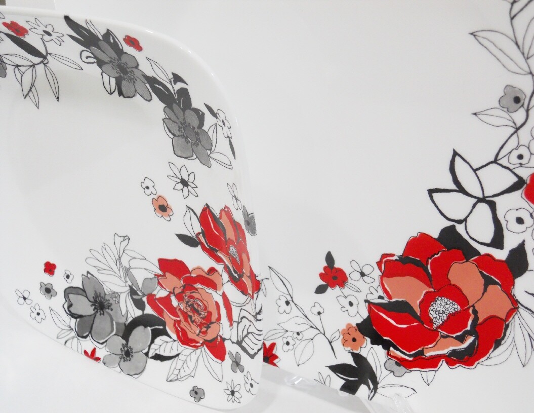 ❤️ NEW Corelle Square CHELSEA ROSE Choose: DINNER or