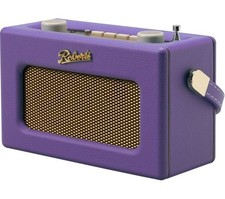 ROBERTS Revival Uno Retro Portable DAB+/FM Radio with Alarm - Purple Haze