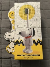 Peanuts New Snoopy Electric Toothbrush 3 brush heads, battery not included