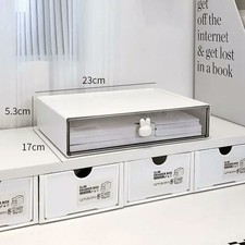 Desktop Drawer Organizer Box Stationery Storage Office Supplies Organizer Tray