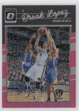 Panini Donruss Optic Pink Prizm 2016-17 7/25 Brook Lopez #80 1g8u