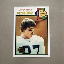 DAVE CASPER OAKLAND RAIDERS 2001 TOPPS ARCHIVES