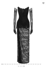 BELLA BARNETT Thandiwe Lace Strapless Maxi Dress