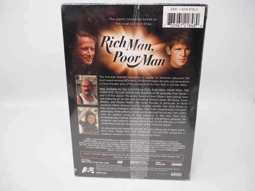 Rich Man, Poor Man: The Complete Collection (DVD, 2010, 9-Disc Set) Brand New - Picture 2 of 2