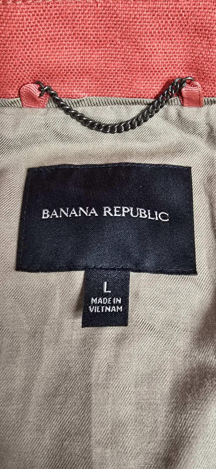 Banana Republic Amelia Flight Dune Red Hemp / Polyester Women’s L image 4