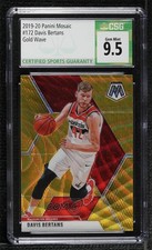 2019 Panini Mosaic Tmall Gold Wave Prizm Davis Bertans #172 CSG 9.5 Gem Mint 1o2