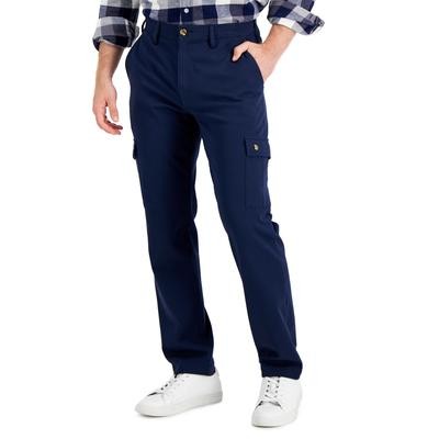 Club Room Mens Regular Fit Stretch Cargo Pants Navy Blue 32 x 30 3490₽