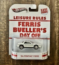 New Hot Wheels Retro Leisure Rules Ferris Buellers Day Off 84 Pontiac Fiero New Hot Wheels Retro Leisure Rules Ferris Buellers Day Off 84 Pontiac Fiero