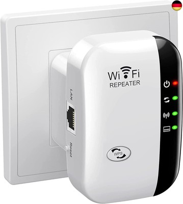 WiFi Extender Booster, WiFi Repeater WLAN Verstärker WiFi Extender bis zu 