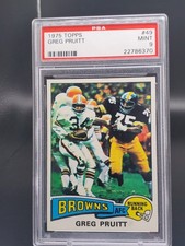 1975 Topps Greg Pruitt Cleveland Browns #49 PSA 9