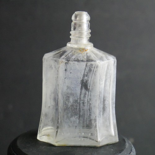 Vintage Empty Yardley Perfume Glass Bottle 3.5" Tall No lid