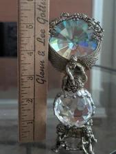 DIY Soldering Art Using Mid Century Ormolu & Craft Prism Cherub Sculpture Decor