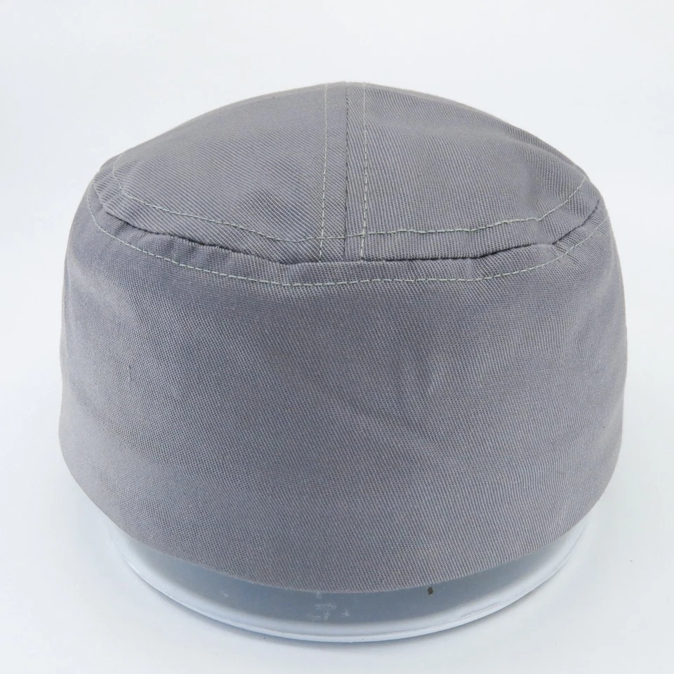 Gray 5-Panel Cotton Camp Cap Men's Adjustable Unbranded Streetwear Hat - Image 3 of 4