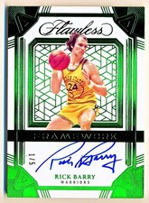 2024-25 Flawless Rick Barry Framework Signatures Emerald Auto #FRM-RBA (1/5)