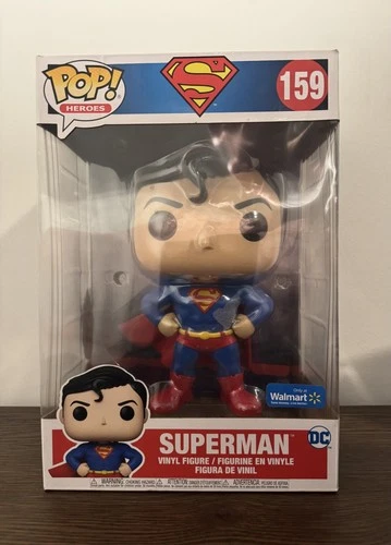 Funko Pop! Vinyl Jumbo 10 in: DC Universe - Superman (10 inch) - Walmart...