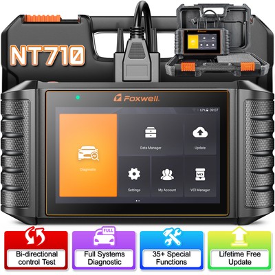 FOXWELL NT710 For BMW All System Car Diagnostic Tool Bidirectional OBD2 Scanner