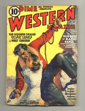 Dime Western Magazine Pulp Apr 1939 Vol. 23 #4 FN
