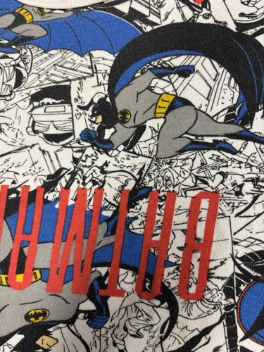 Vintage Child’s 6 Batman T-shirt DC Animated 2 Sided Comic Sketch - Picture 12 of 13