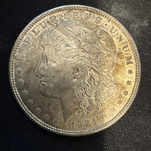 1921 Morgan Silver Dollar US Coin - Circulated 90% Silver Coin