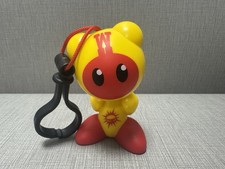 RARE YELLOW Keychain 2009 Wendy's UB Funkeys Mattel Kid's Meal Toy