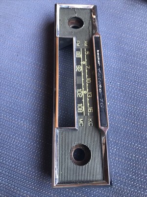 VINTAGE BECKER  EUROPA TG RADIO FACEPLATE BC/FM  MERCEDES 190 220 S SE SL 190SL