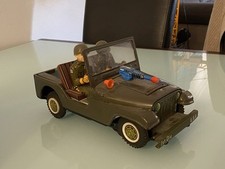 Jouet Ancien en Tôle Jeep