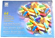 Loew Cornell 64 Assorted Color Soft Pastels Multicolor Art Supply Pastel Artist
