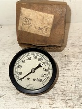 New In Box Vintage Marsh Gauge J4158 Pressure Gauge O-300