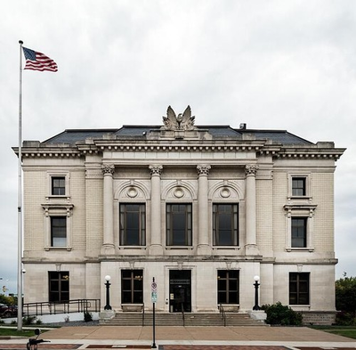 #ad Eau Claire Wisconsin Federal Building U.S. Courthouse 2014 Front View $13.49