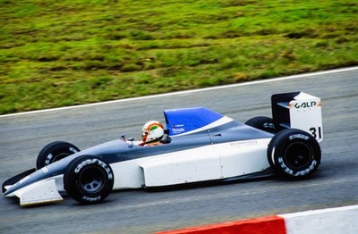 Pedro Chaves Coloni C4 Ford Brazilian GP at Aut�dromo Jose Carlos - Old Photo 1
