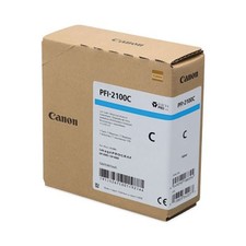 Canon PFI-2100C Original Inkjet Ink Cartridge - Cyan Pack cnm5267c001aa