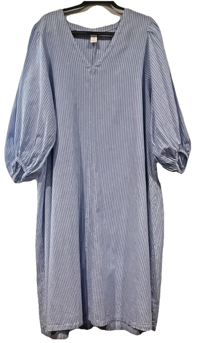 h&m striped long sleeve dress Ladies - Black/Beige Striped Ribbed Scoop-Back Dress - Size: S