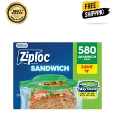 Ziploc Sandwich Bags, 580 ct., 1 pk.
