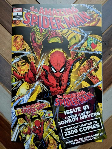 Amazing Spider-Man #1 Marvel 2025 Exclusive Jonboy Meyers (1:2500) ComicTom New