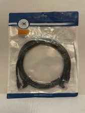 Cable Matters 160026-BLK-5x2 Angled Cat 6 Ethernet Cable 5 Ft (Damaged Package)