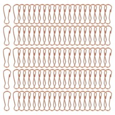 Lanyard hooks 100pcs steel 20x7.1x1.9mm red bronze
