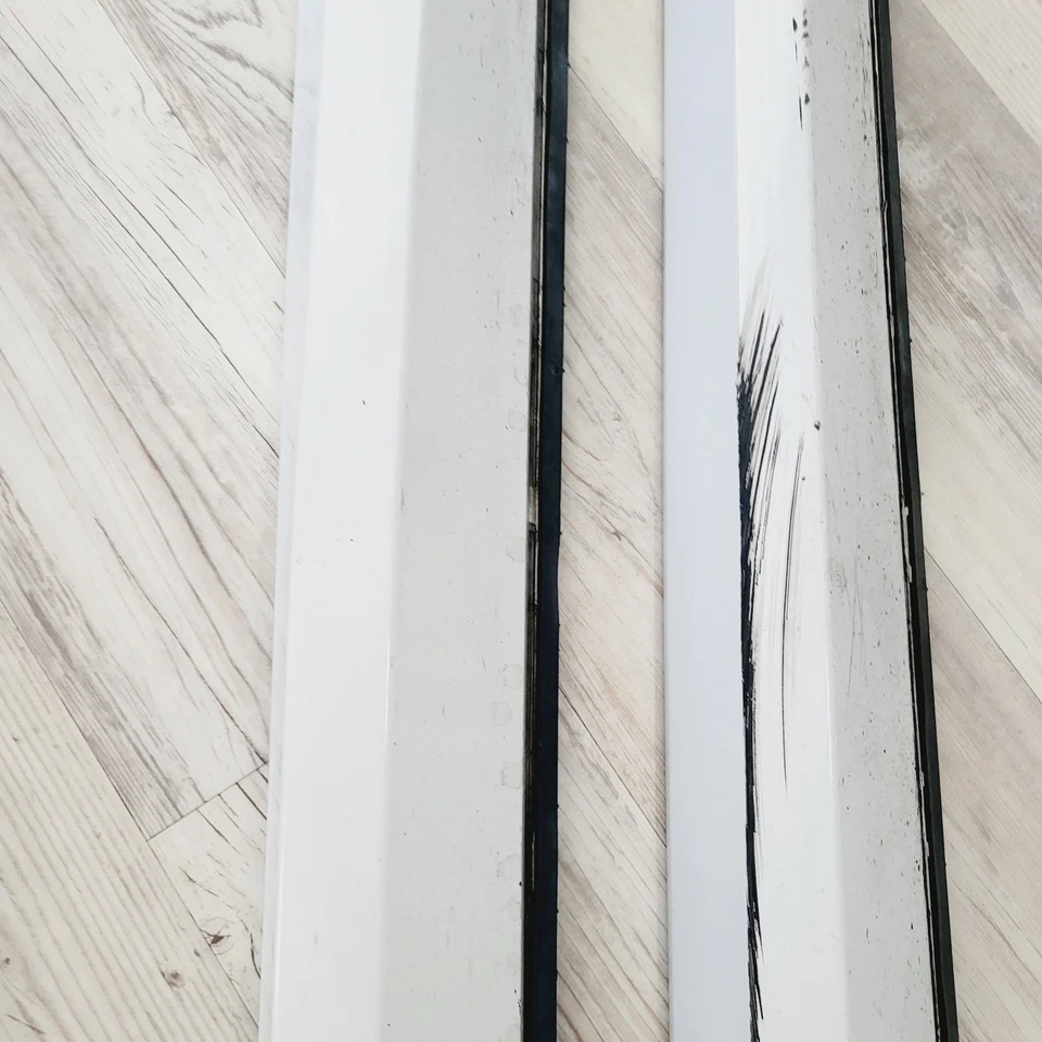 💥 2015 AUDI S3 8V OEM FALDÓN LATERAL DERECHO IZQUIERDO PANEL BASCULANTE MOLDURA CON SOPORTE Foto 4 de 4