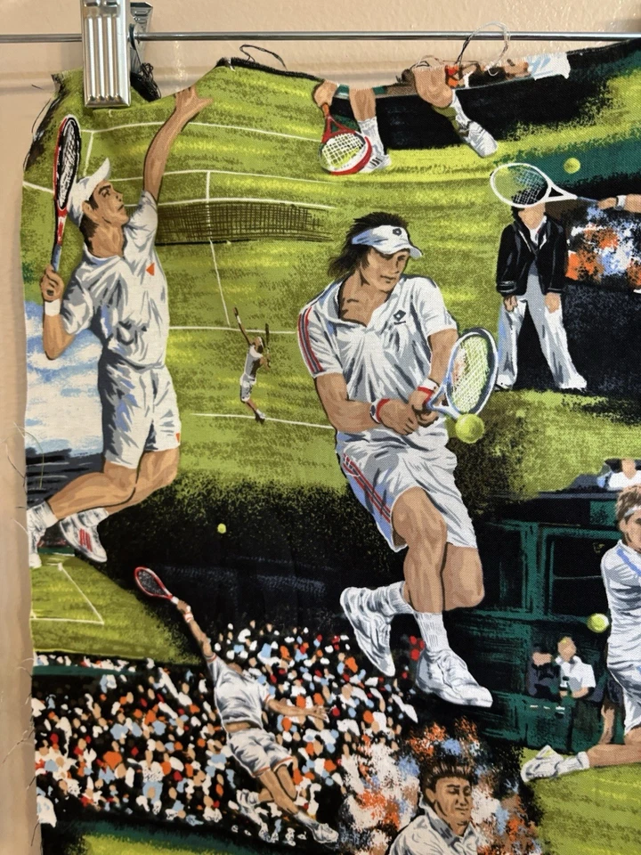 Novedad deportiva 2009 RJR telas tenis 2 piezas restos cortador tela artesanal Foto 2 de 4