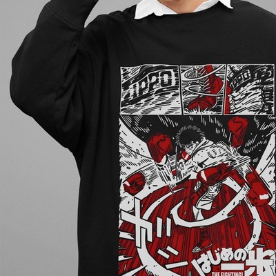Hajime No Ippo Sweatshirt Takamura Sweater Miyata Pullover Kimura Aoki Fighting