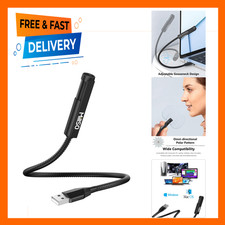 USB Microphone for Laptop, Gooseneck Adjustable, Mini USB Computer Microphone