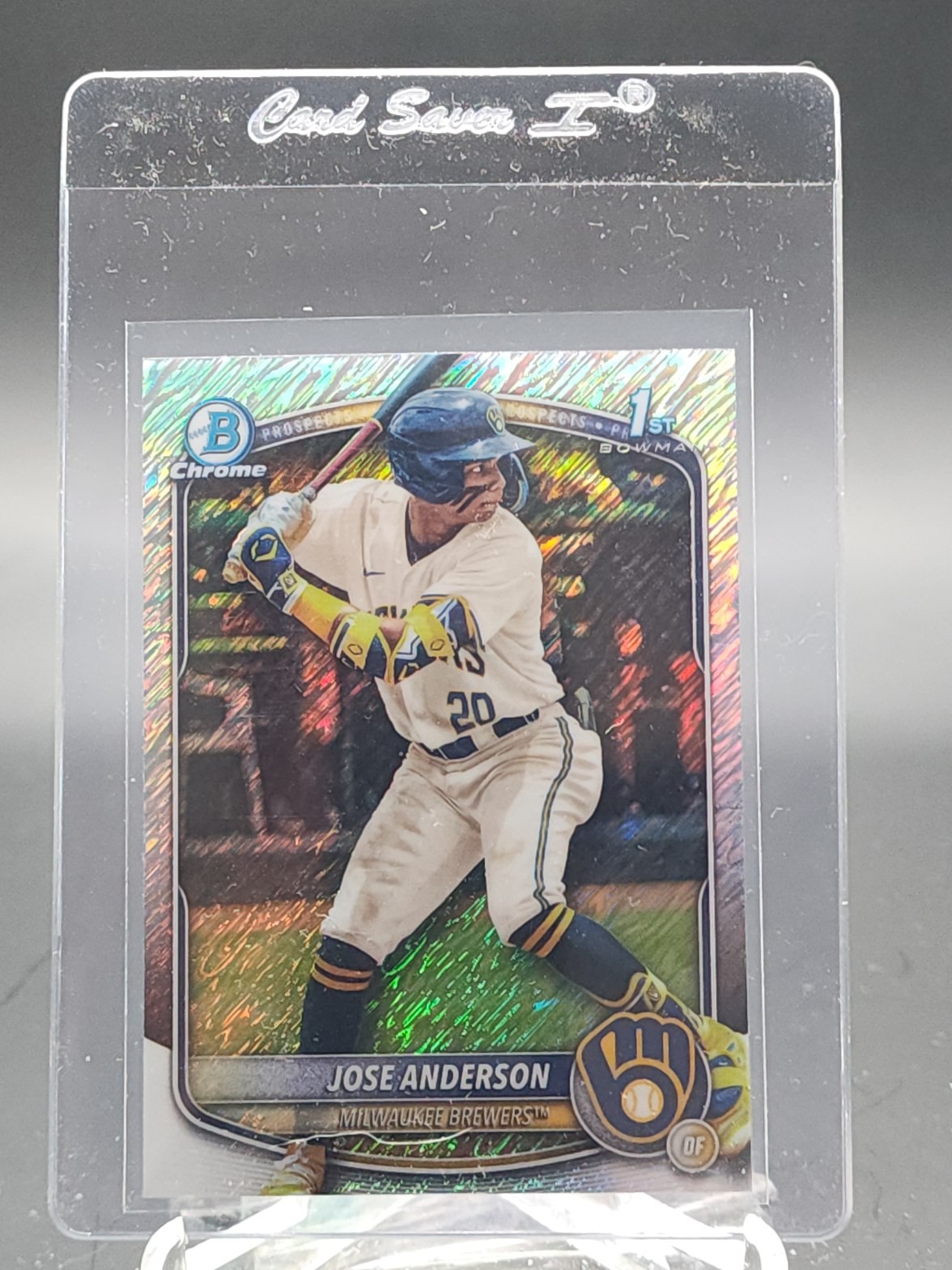 JOSE ANDERSON 2025 BOWMAN CHROME SHIMMER REFRACTOR 1ST ROOKIE #BCP-193 Q4562