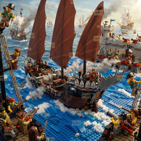 CUSTOM BLOCKS The Lord of the Rings: Pirate Ship Ambush (79008) ALL FIGURES