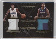 2017-18 Noir Two-Shot Rookie Jerseys Prime 5/25 Dwayne Bacon Jonathan Isaac ly9